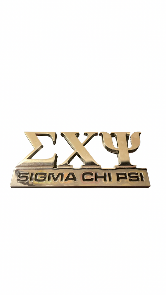 Sigma Chi Psi 3D Car Emblem